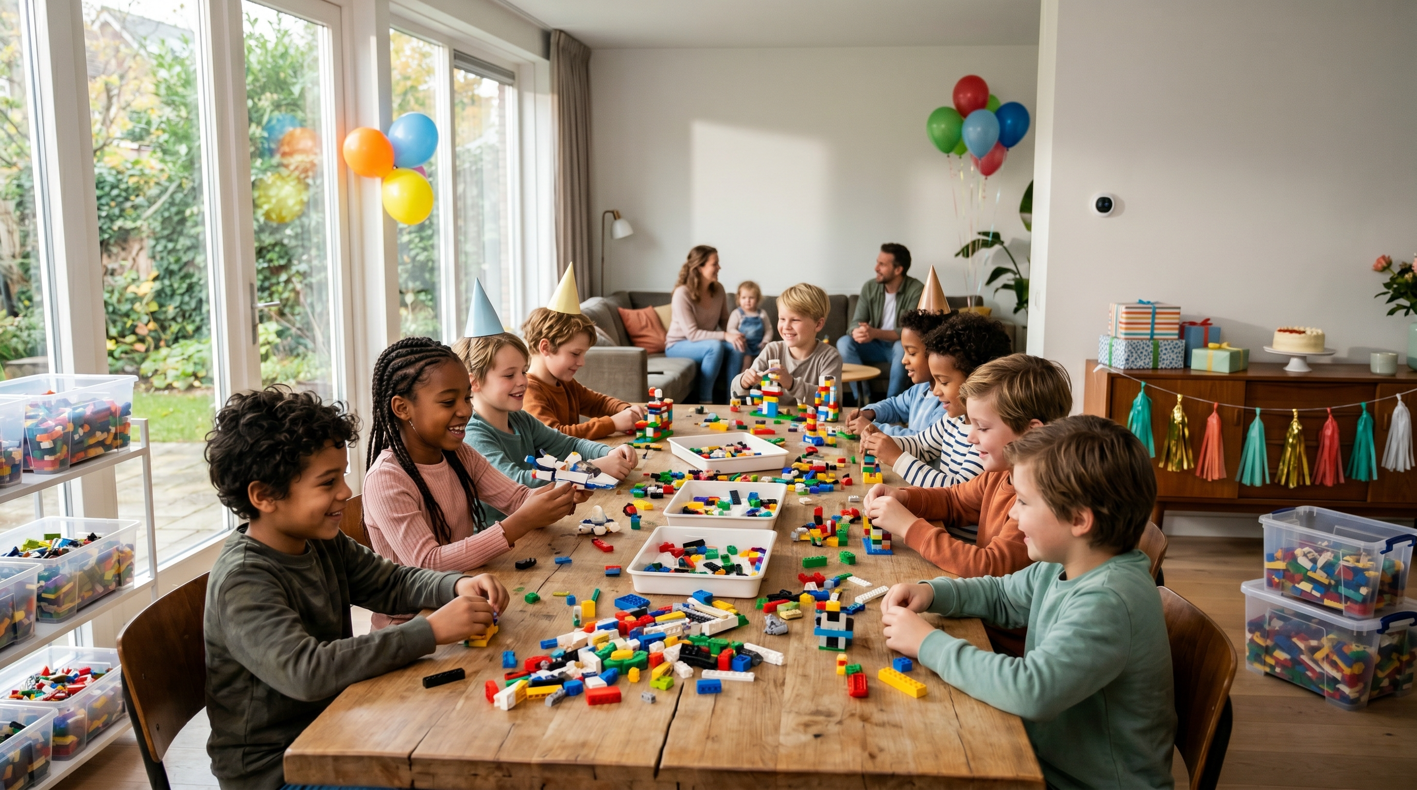 Kinderen bouwen zelf met gehuurde LEGO® bouwstenen